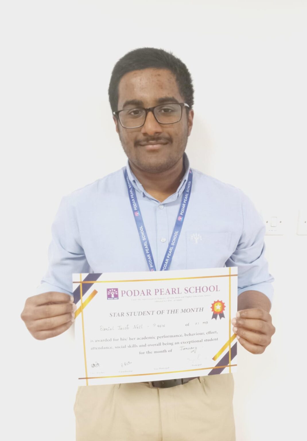 Star Student of the Month February Classes IX XII (Meshaf 20232024