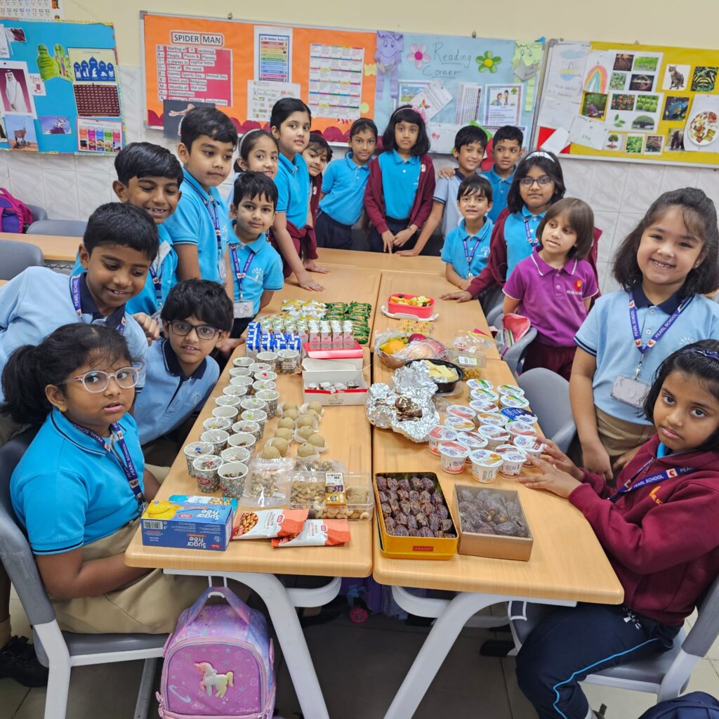 Podar-Pearl-School-students-celebrating-World-Food-Day