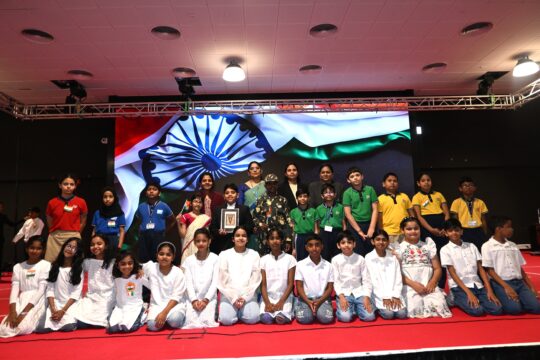 Republic Day Assembly by Grade 3-5at Podar Pearl School