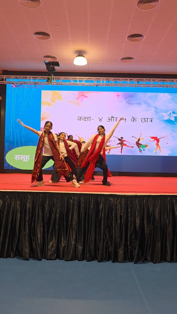 Dance at Hindi Diwas Assembly