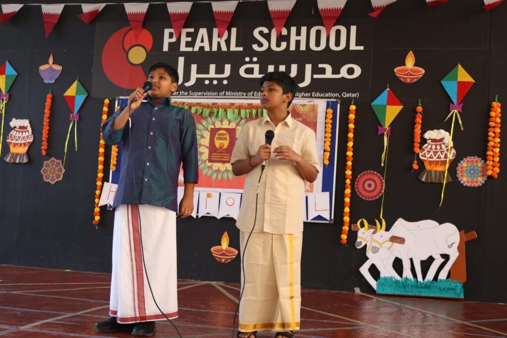 Singing Song at Harvest Festival Assembly