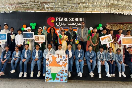 Republic Day Assembly at Pearl School- Al Dafna Campus