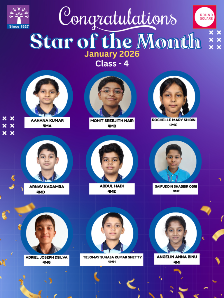 Grade 4 Star of the Month