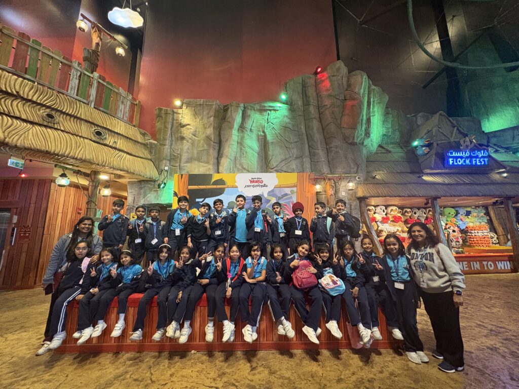 Students at Angry Birds Theme Park