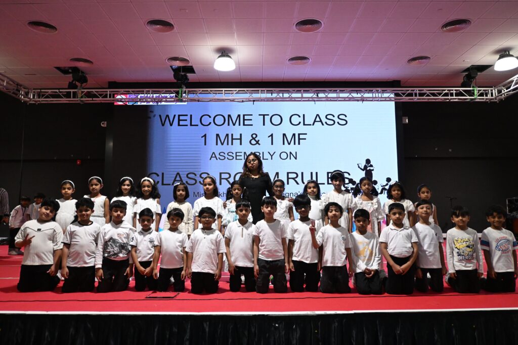 Classroom Rules Assembly at Podar Pearl School, Al Meshaf Campus