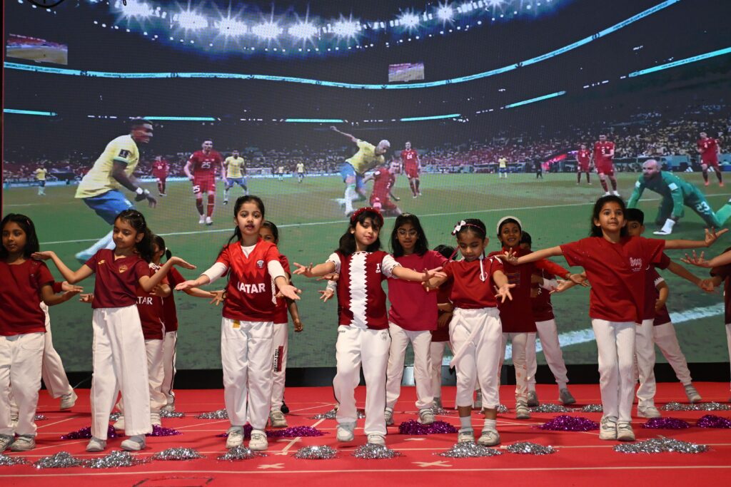Dance at Qatar National Sports Day Assembly