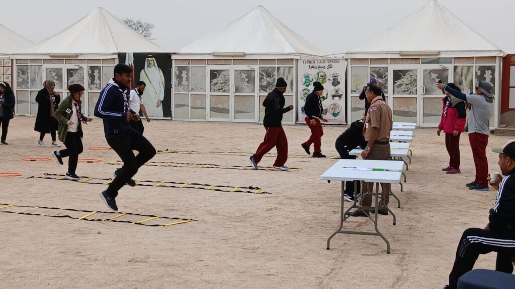 Teachers participating in training session