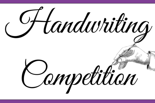Handwriting Competition for Grade1 & 2