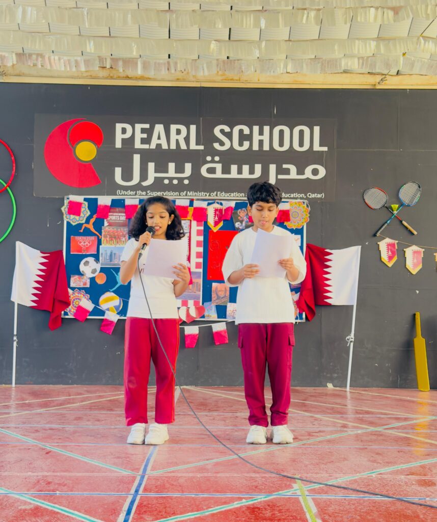 Skits at Qatar National Sports Day Assembly
