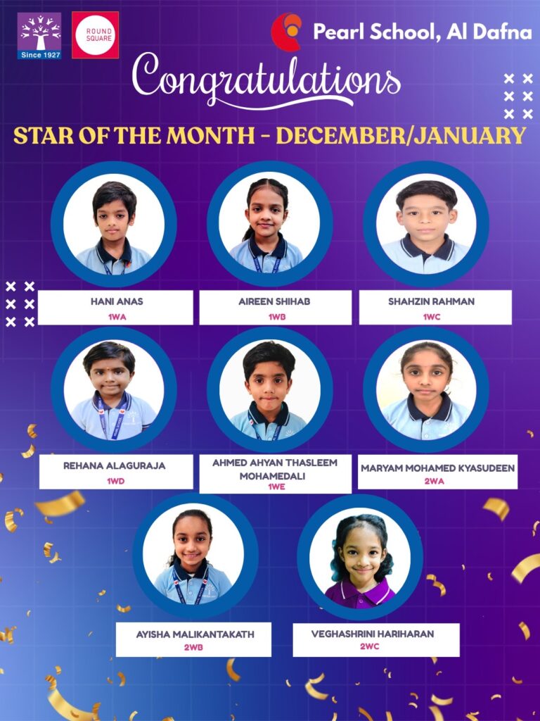 Grade 1 & 2 Star of the Month