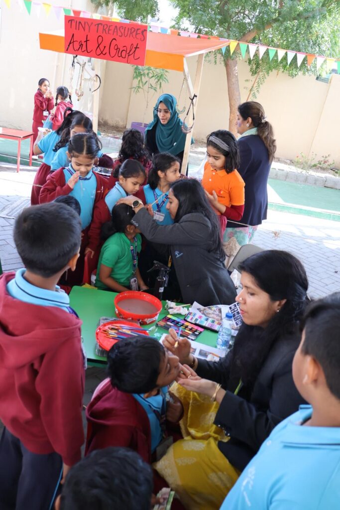 students actively participated as young shoppers