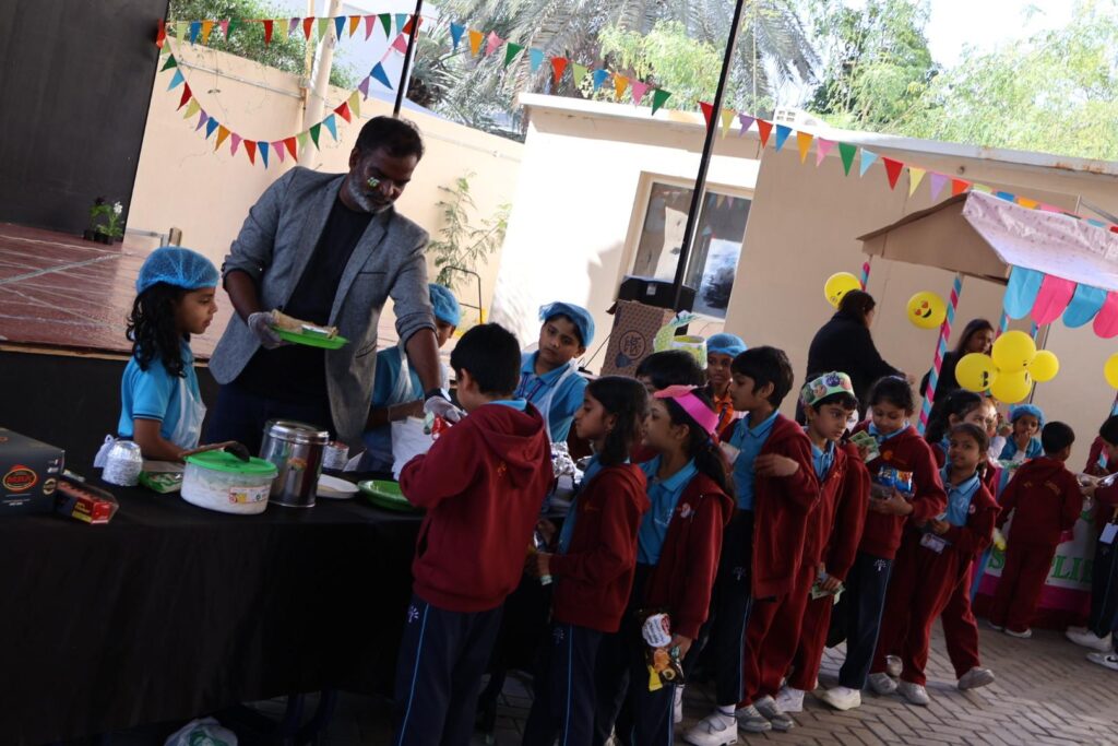 students actively participated as young shoppers