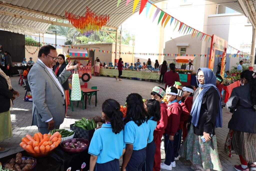 students actively participated as young shoppers