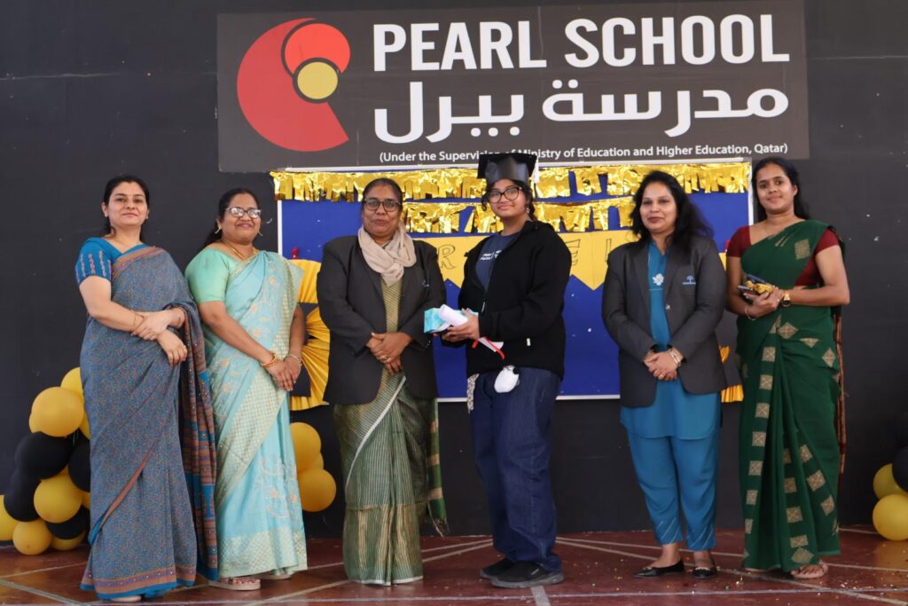 Felicitation ceremony for Grade 8 students at Pearl School Farewell