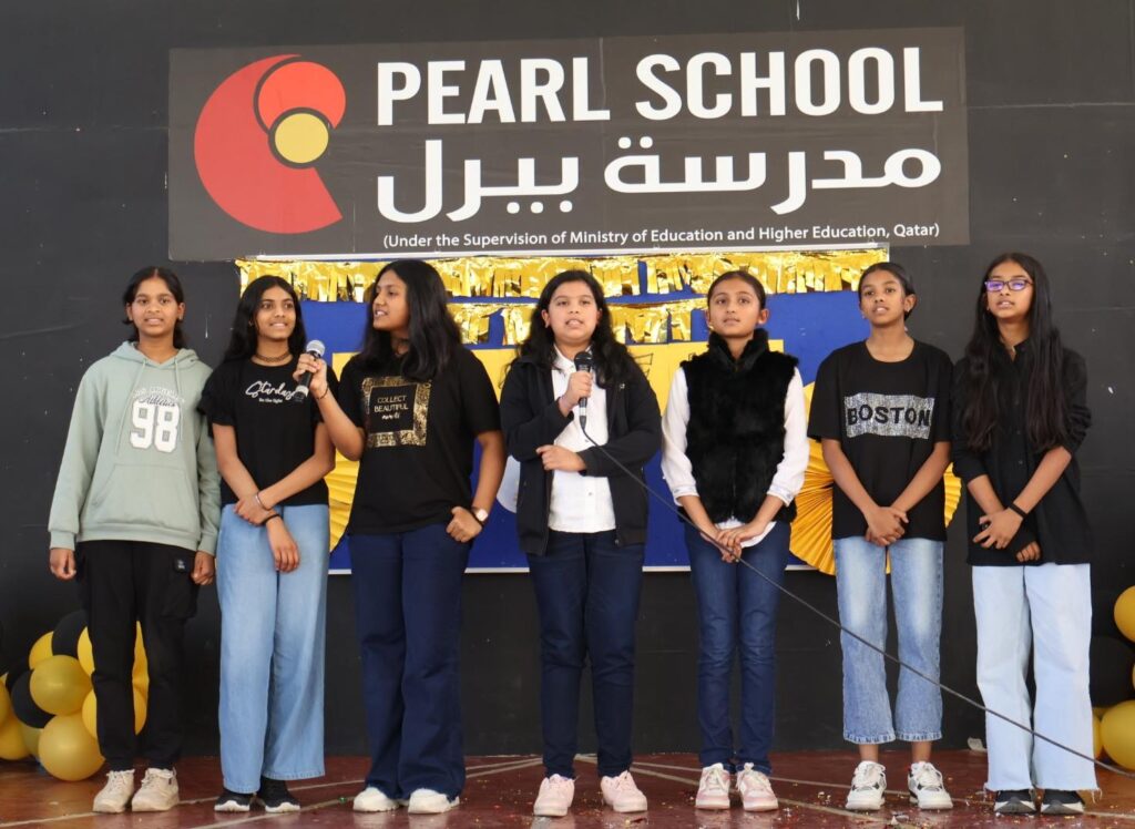 Students singing during the Farewell celebration