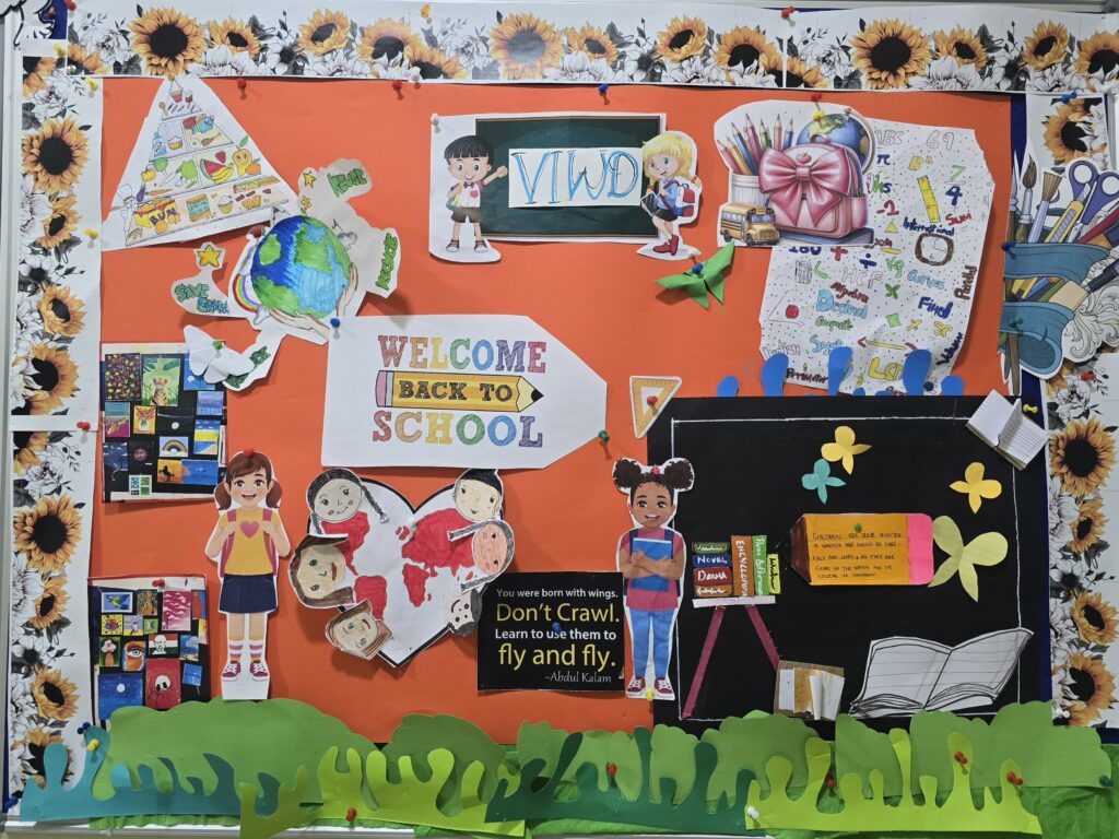 softboard back to school activity