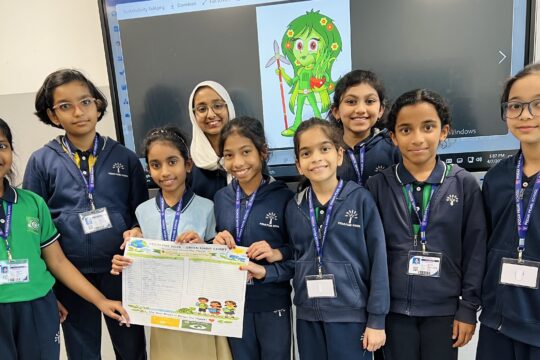 Earth Day Activity at Podar Pearl School