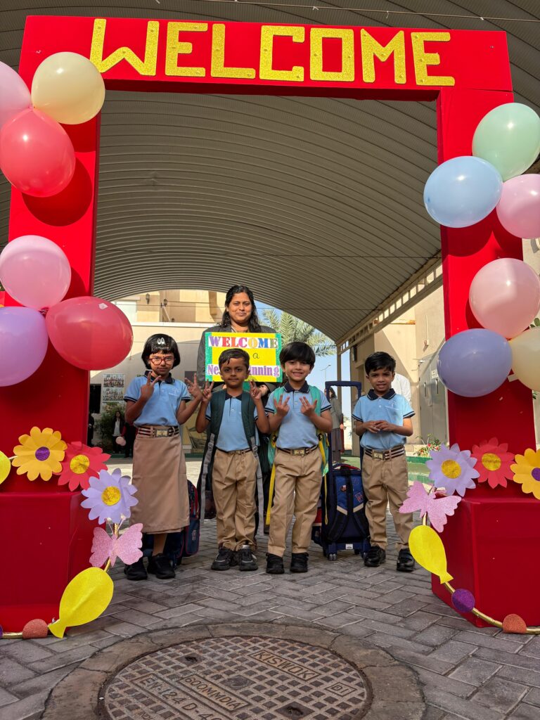 Teachers welcoming students during Back to School Activity 2026 at Pearl School