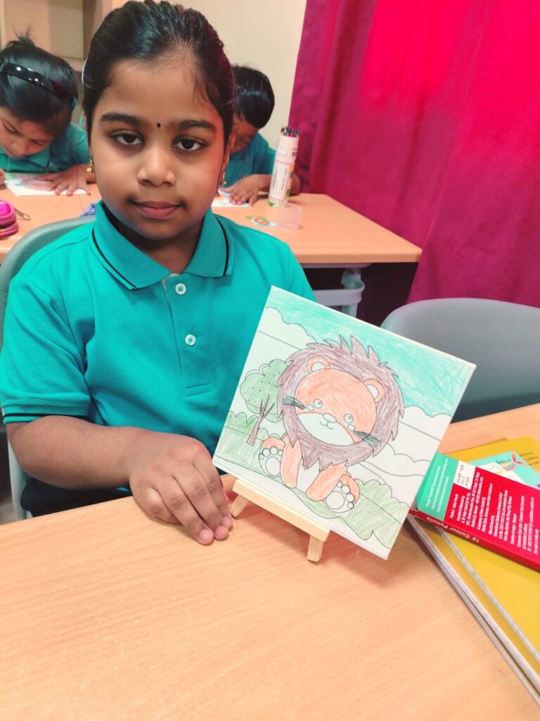 Students participating in Back to School Activity at Pearl School Al Dafna Campus