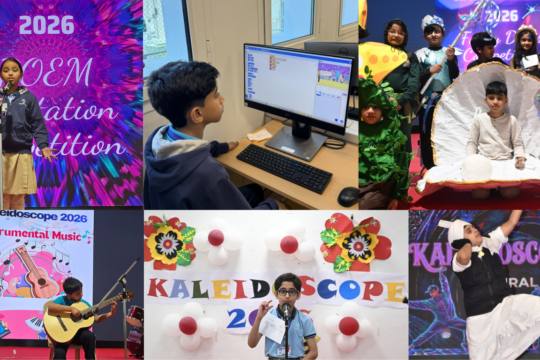 Kaleidoscope Winners for Grade 3-5 at Podar Pearl School