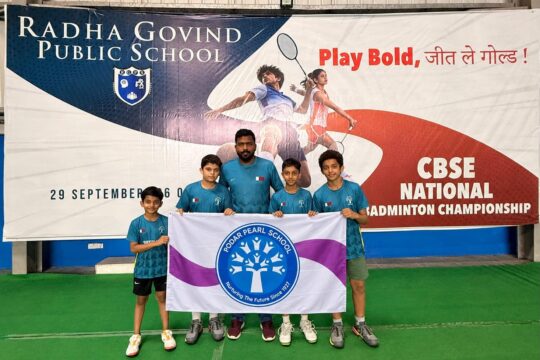 Young Badminton Players Represent Podar Pearl School at CBSE Nationals