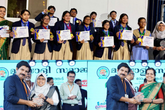 Malayali Samajam honoured students of Podar Pearl School for their outstanding performance in the **Class 10 Malayalam Board Examination 2025–26**. The organisation also recognised the dedicated Malayalam teachers who guided and supported the students throughout their academic journey. This recognition celebrates academic excellence and highlights the importance of preserving the Malayalam language and culture. Moreover, it reflects the school's commitment to encouraging students to value their linguistic heritage while striving for academic success. The students who received this honour include Sreevarada Anil Kumar, Lisna Biju, Mukund Pillai, Arjun B. Vadakkoot, Tia Joseph, Aditi Pillai, Joen Varghese Krupanand, Nritha Neshi Kumar, Meera Ullaskumar Pillai, Anvita Sajith, Aarushi Shinoj, Ashwath Palaattukalathil and Muhammad Rizwan. Malayali Samajam also appreciated the valuable contributions of Ms. Shahar banu Ebrahim and Ms. Rekha Gomathy Amma, whose guidance and commitment helped prepare the students for their examinations. Their efforts highlight the important role teachers play in nurturing academic achievement and developing students' confidence. Furthermore, this recognition encourages students to continue learning Malayalam and appreciate the rich traditions, literature and cultural values associated with the language. By celebrating both students and teachers, the initiative reinforces the importance of dedication, perseverance and a strong connection to one's linguistic heritage. Podar Pearl School congratulates all the students and teachers on this achievement. Their success reflects the value of collaborative effort, committed teaching and continuous learning. The school remains committed to nurturing academic excellence while encouraging students to respect and preserve their cultural roots.